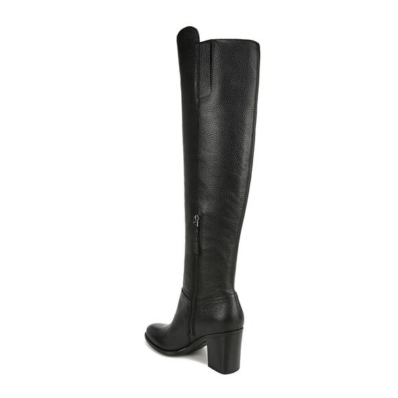 Naturalizer Womens Kyrie Knee High Boots US 7 M Wide Calf Black Leather NIB - Picture 3 of 10